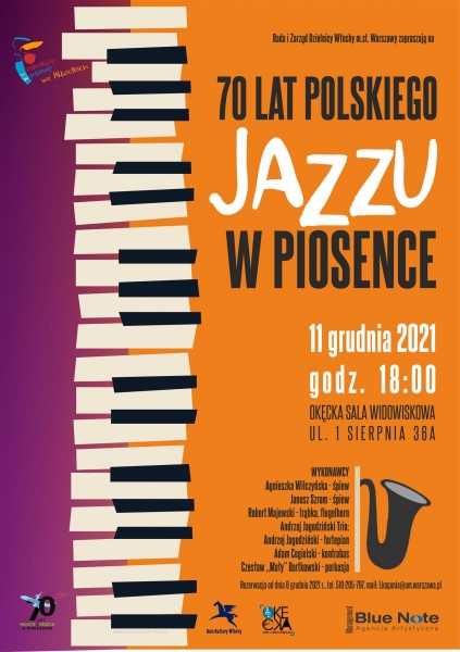 Koncert „70 lat Polskiego Jazzu w Piosence”