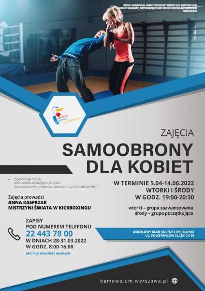 Samoobrona dla kobiet - zapisy na zajęcia
