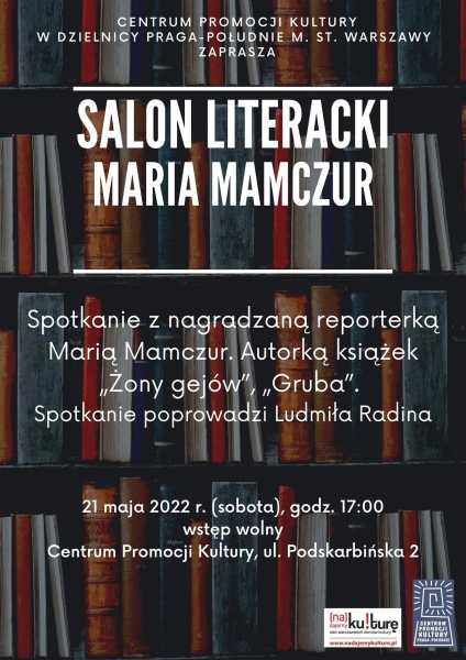 Salon Literacki: Maria Mamczur