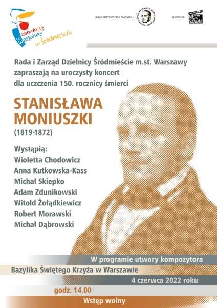 Koncert dla uczczenia 150. rocznicy śmierci Stanisława Moniuszko