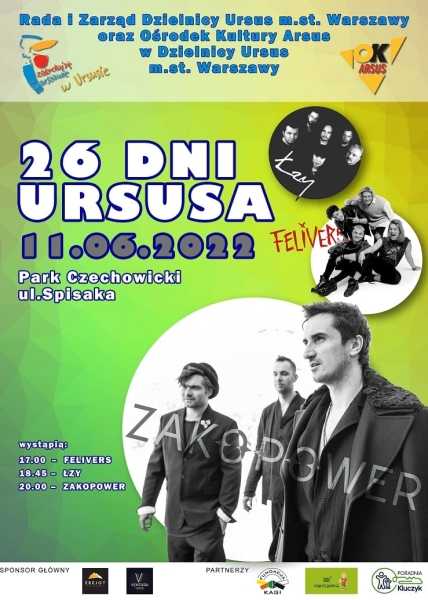 26. Dni Ursusa - koncert Felivers, Łzy, Zakopower