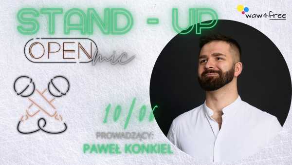 Stand-up Open Mic x Paweł Konkiel