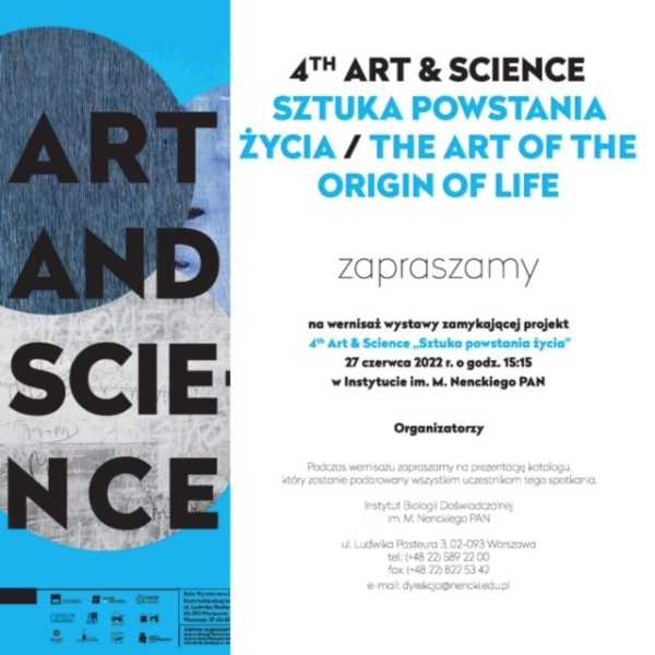 Wernisaż wystawy projektu Art&Science "Sztuka powstania życia"
