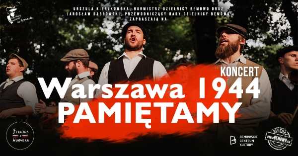 Warszawa 1944 – Pamiętamy. Koncert zespołu Ferajna z Hoovera