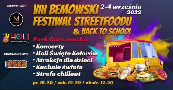 VIII Bemowski Festiwal Streetfoodu x Back To School