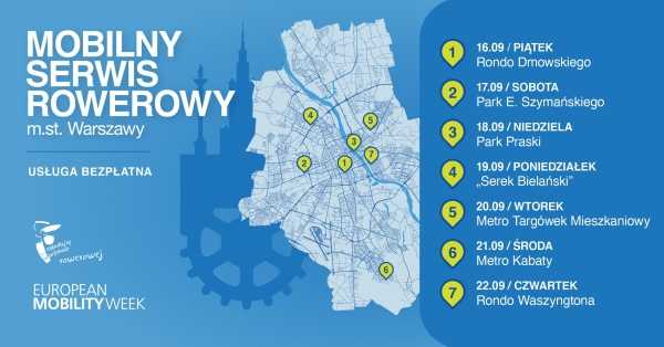 Mobilny Serwis Rowerowy w Warszawie