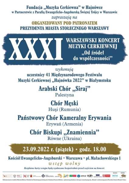 XXXI Warszawski Koncert Muzyki Cerkiewnej