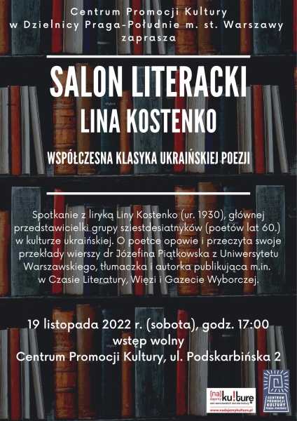 Salon Literacki przedstawia: Lina Kostenko