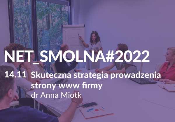 Skuteczna strategia prowadzenia strony www firmy | NET_SMOLNA#2022