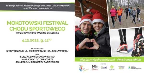 Mokotowski Festiwal Chodu Sportowego – Korzeniowski Eco Walking Challenge