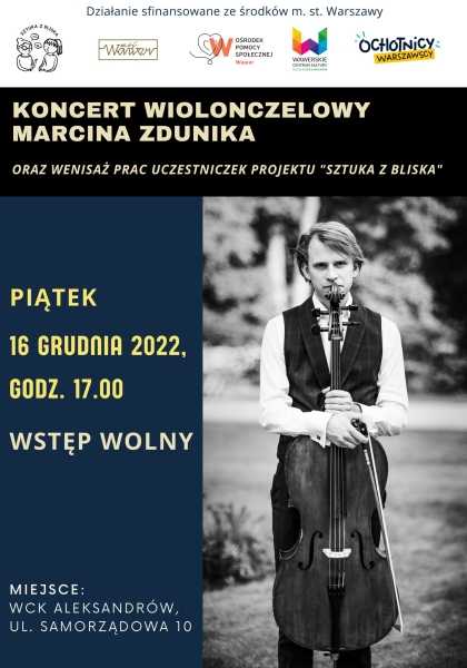 Recital wiolonczelowy Marcina Zdunika