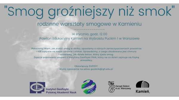 Warsztaty „Smog groźniejszy niż smok” w Kamieniu