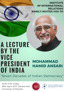 Seven Decades of Indian Democracy by Vice President of India