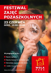 Festiwal Zajęć Pozaszkolnych w Wola Parku