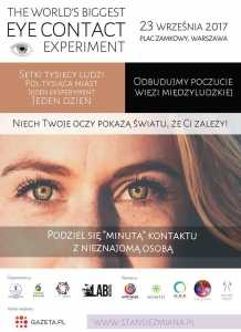 The World's Biggest Eye Contact Experiment 2017 Warszawa