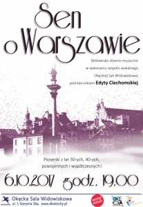 Widowisko słowno - muzyczne "Sen o Warszawie" 