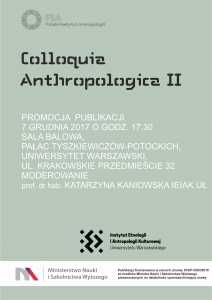 Promocja tomu Colloquia Antropologica II