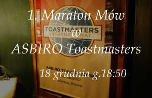 Maraton Mów w Asbiro Toastmasters