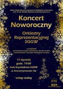 Koncert Noworoczny Orkiestry Reprezentacyjnej SGGW