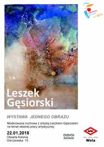 Wystawa jednego obrazu - Leszek Gęsiorski