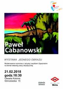 Wystawa jednego obrazu - Paweł Cabanowski