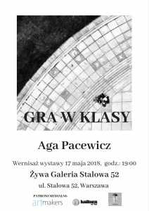 Wernisaż wystawy Agi Pacewicz "Gra w klasy"