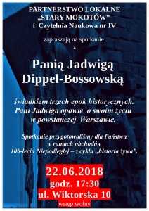 Spotkanie z Jadwigą Dippel-Bossowską