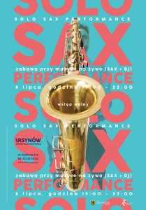 Solo sax performance