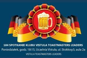 184 Spotkanie klubu Vistula Toastmasters Leaders - Niemcy