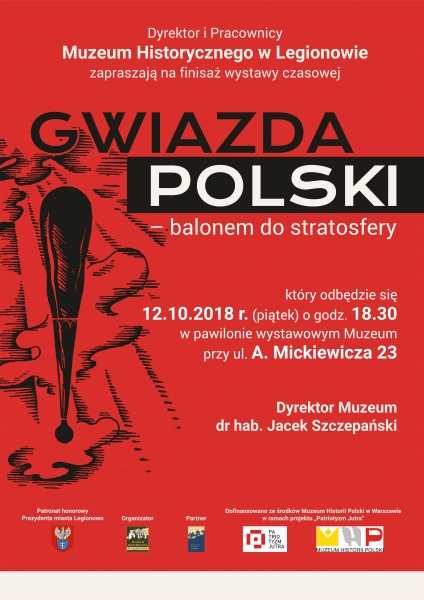 Finisaż wystawy – „Gwiazda Polski. Balonem do stratosfery”