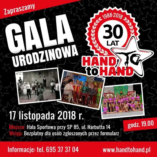GALA TANECZNA z okazji 30 lecia Zespołu Tanecznego HAND to HAND