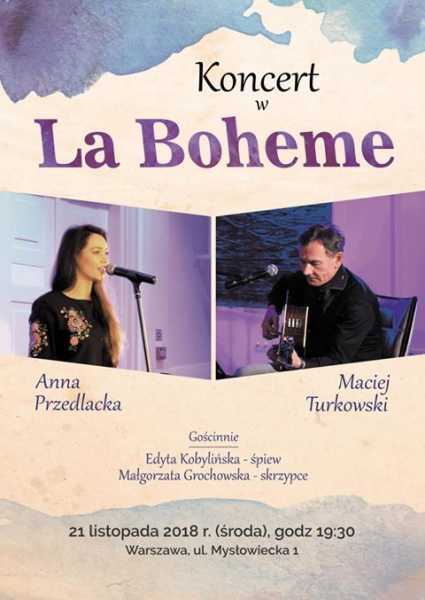 Anna Przedlacka i Maciej Turkowski w La Boheme