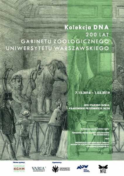 Kolekcja DNA. 200 lat Gabinetu Zoologicznego Uniwersytetu Warszawskiego