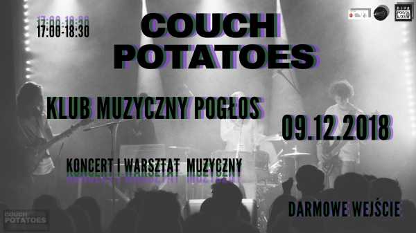 Koncert i warsztat muzyczny zespołu Couch Potatoes