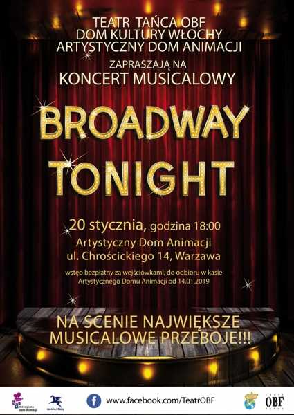 Koncert Musicalowy "Broadway Tonight"
