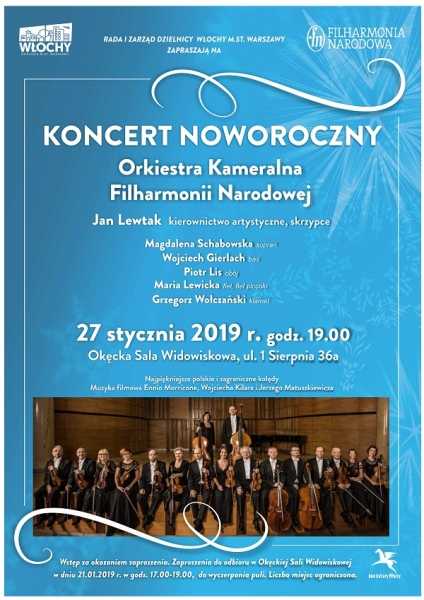 Koncert Noworoczny Orkiestry Kameralnej Filharmonii Narodowej