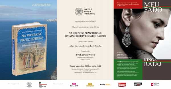 Prezentacja książki "Na wolność przez Lizbonę. Ostatnie okręty polskich nadziei" + koncert MEU FADO Kinga Rataj 