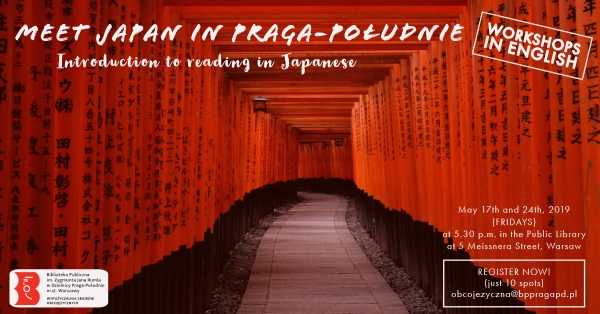 Meet Japan in Praga-Południe - Introduction to Japanese Reading
