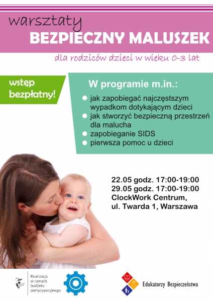 Warsztaty "Bezpieczny Maluszek" - Warszawa Śródmieście