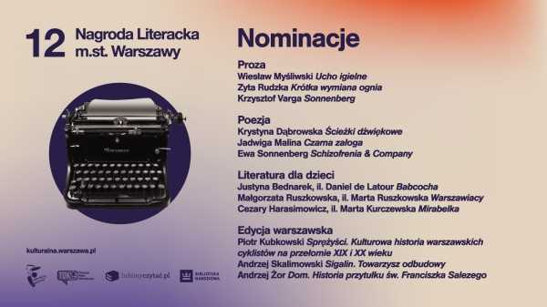 Nagroda Literacka m.st. Warszawy na Warszawskich Targach Książki