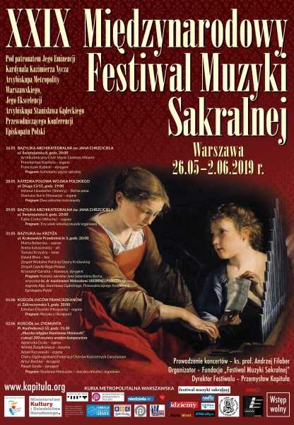 XXIX Międzynarodowy Festiwal Muzyki Sakralnej