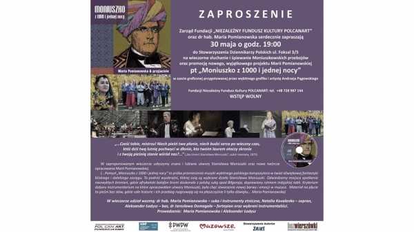 MONIUSZKO W ROKU JUBILEUSZOWYM - koncert, opowieści, promocja płyty i wspólne śpiewanie