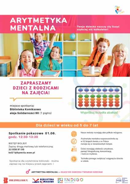 Arytmetyka Mentalna z Indigo Mental Training Club