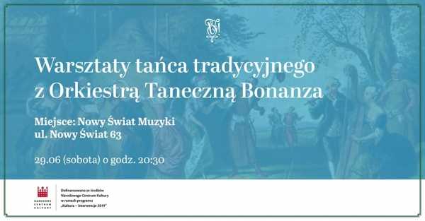 Warsztaty taneczne z Orkiestrą Taneczną Bonanza // Folk-waltz and polka workshop