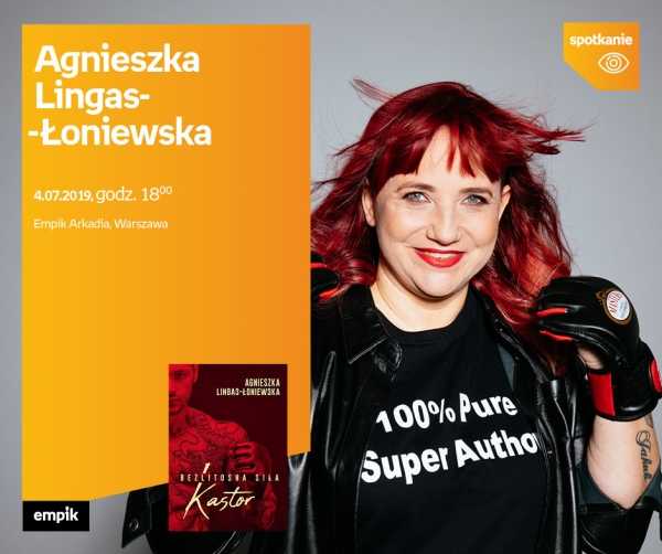 Agnieszka Lingas-Łoniewska w Empiku Arkadia