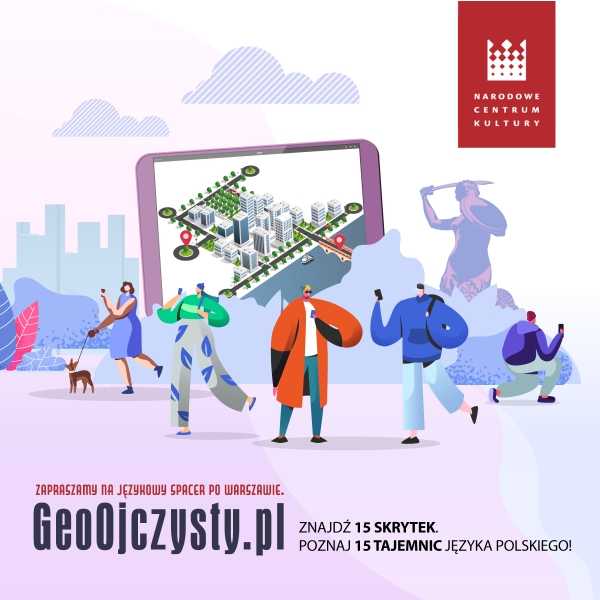 GeoOjczysty - językowy spacer po Warszawie