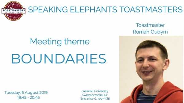 Toastmasters Speaking Elephants (klub przemawiania publicznego po angielsku)