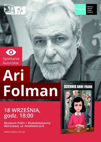 Spotkanie reżyserem i scenarzystą Arim Folmanem wokół komiksu Dziennik Anne Frank