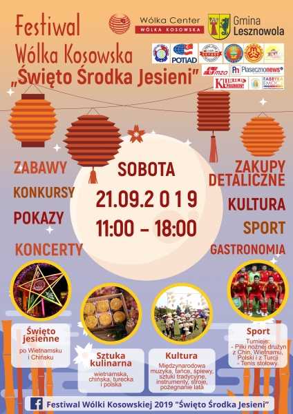 Festiwal Wólki Kosowskiej 2019 "Święto Środka Jesieni"