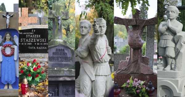 Cmentarz Bródnowski - najważniejsze miejsca - trasa pierwsza